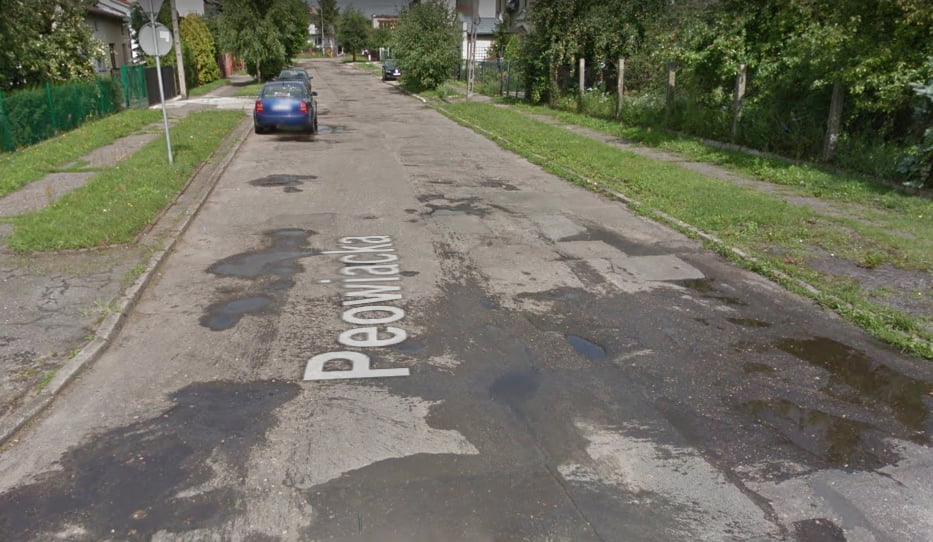 Ulica Peowiacka w Kutnie / fot. google maps