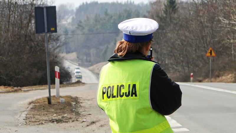 Policja kontrola drogowa