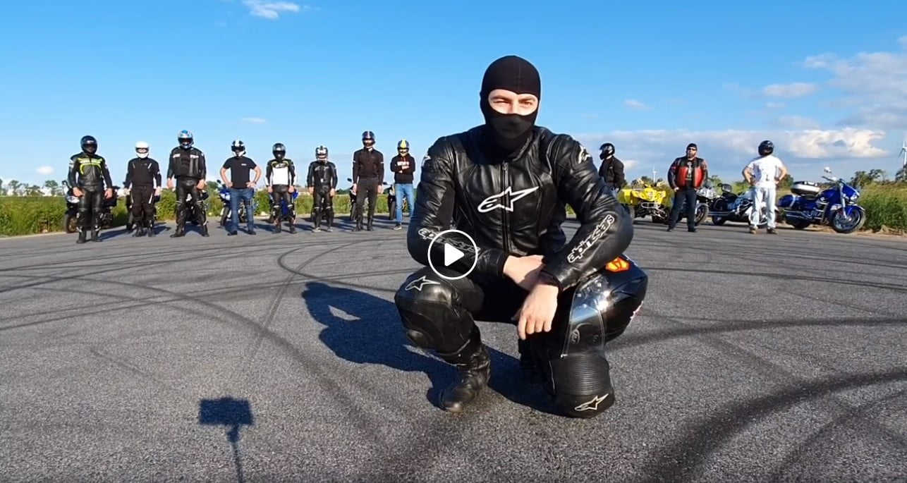 motocyklisci gaszyn