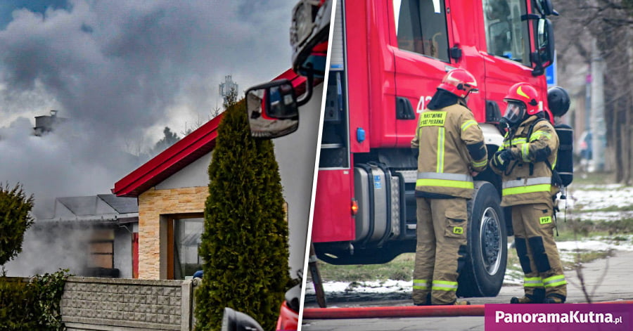 Kłęby dymu na Narutowicza, trwa gaszenie pożaru