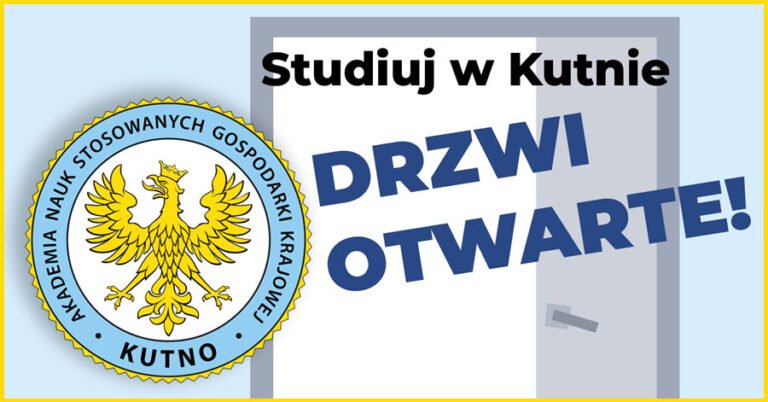 Studiuj w Kutnie – 21 maja Drzwi Otwarte ANSGK Kutno