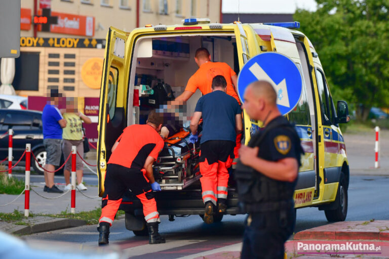 Śmiertelny wypadek w Kutnie. Nie żyje kobieta potrącona na przejściu dla pieszych [ZDJĘCIA]