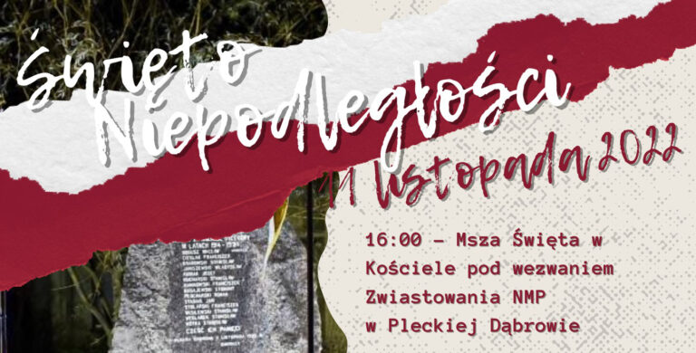 Patriotyczne obchody w Pleckiej Dąbrowie. Co zaplanowano?
