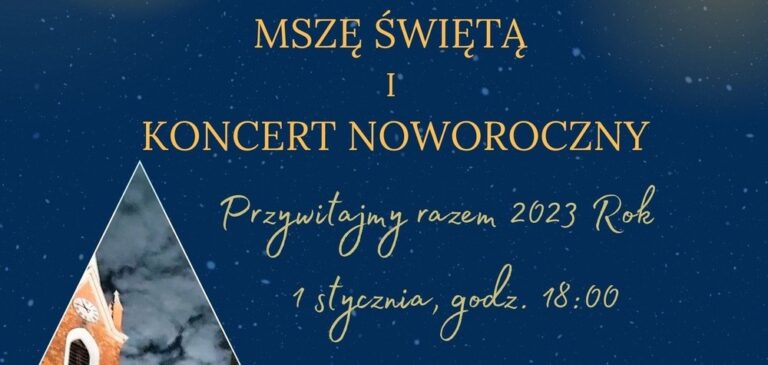 Wójt gminy Kutno zaprasza na koncert noworoczny w Wawrzyńcu