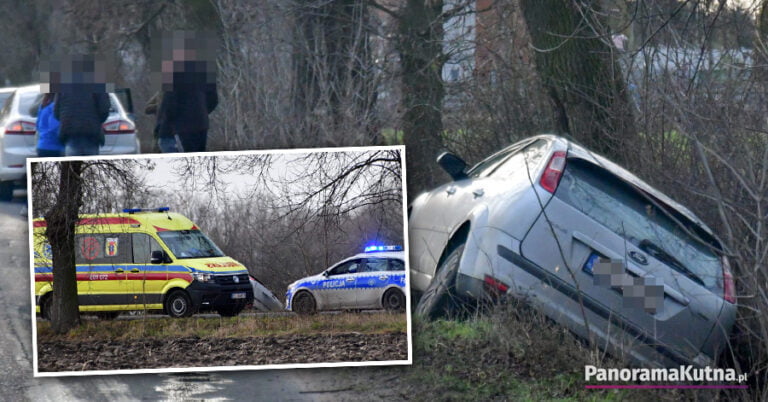 Wypadek pod Kutnem. Na miejscu policja i pogotowie (FOTO)