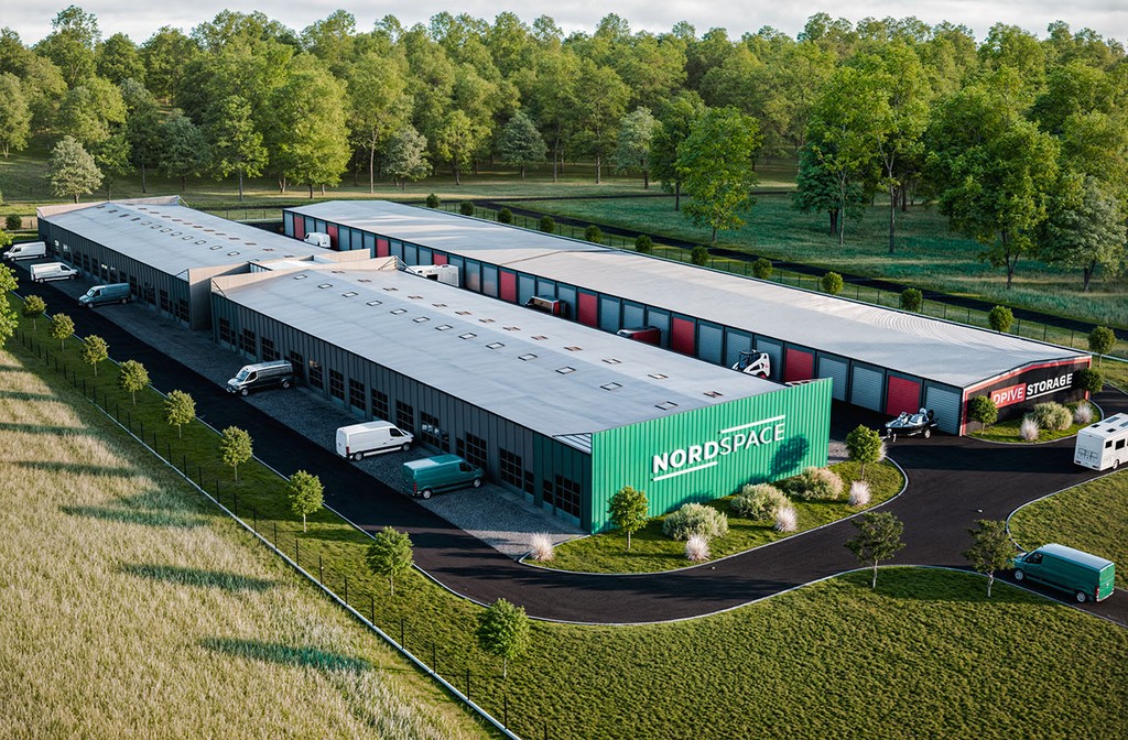 Magazyn na wynajem w modelu self storage od Nord Space – zamykane boksy magazynowe w różnych rozmiarach dla klientów indywidualnych i firm.